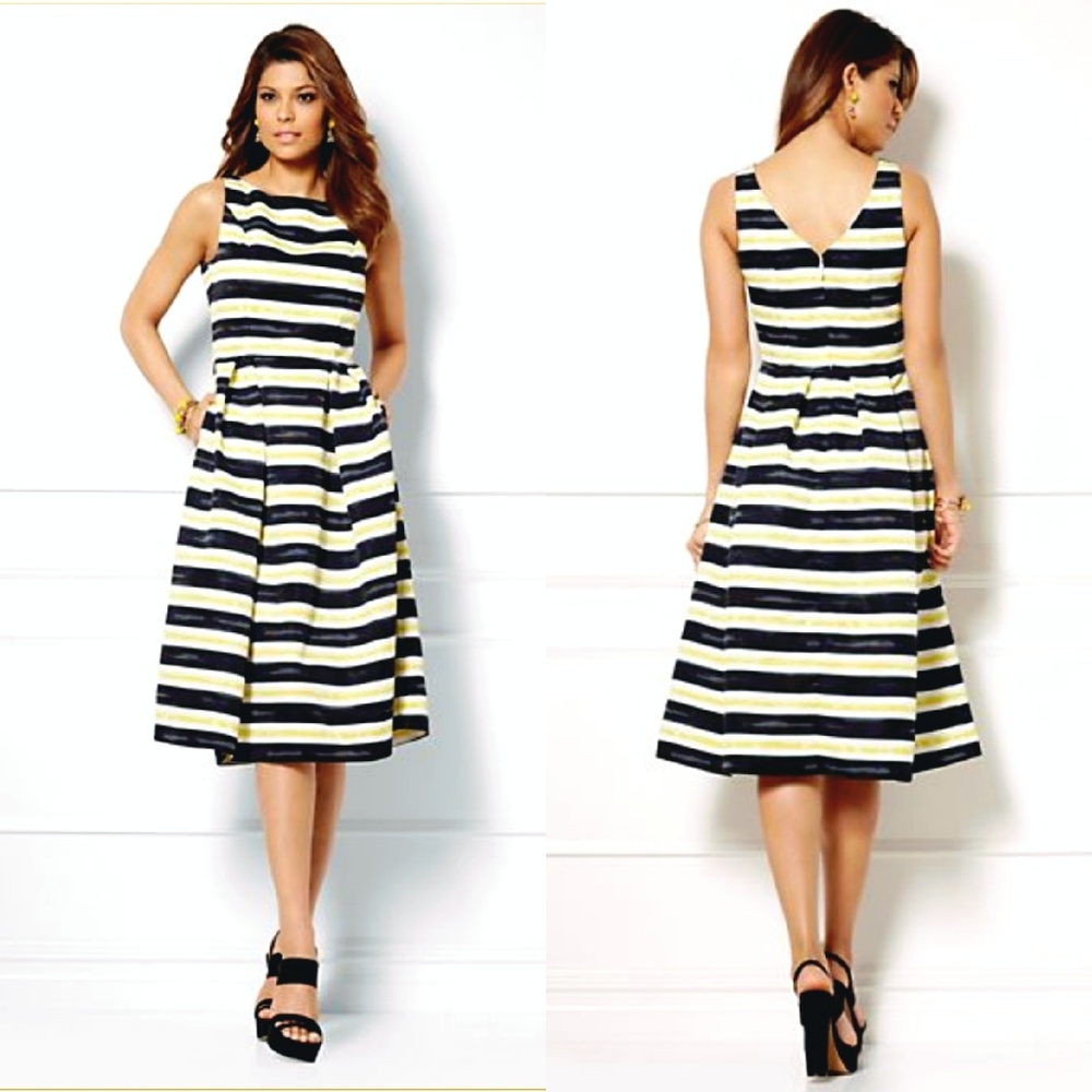 Eva Mendes Collection- Felicity Stripe Dress